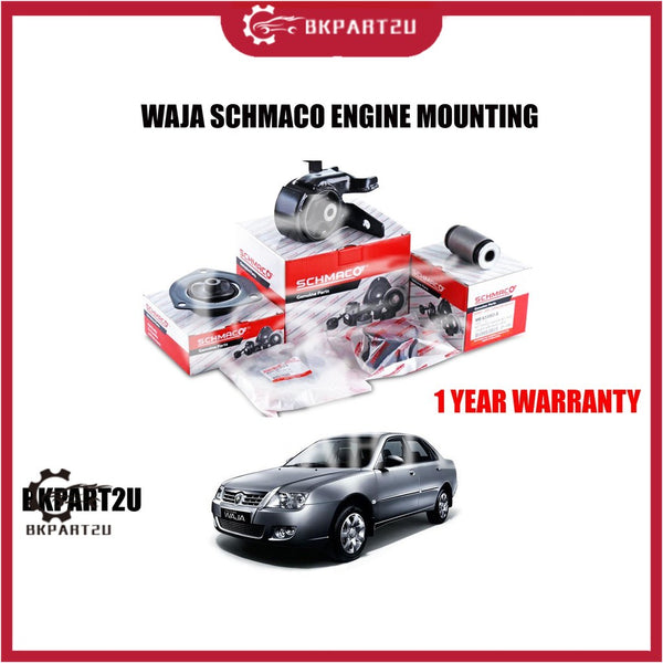SCHMACO ENGINE MOUNTING KIT SET PROTON WAJA 1.6 AUTO/MANUAL (4PCS IN 1 SET) - 1 YEAR WARRANTY
