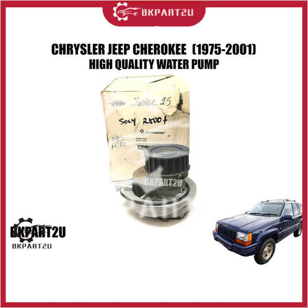 [DELIVERY ON 48 HOURS] CHRYSLER JEEP CHEROKEE 2.5 (1975-2001) WATER PUMP AUTO MOTOR BRAND NEW WITH ORING