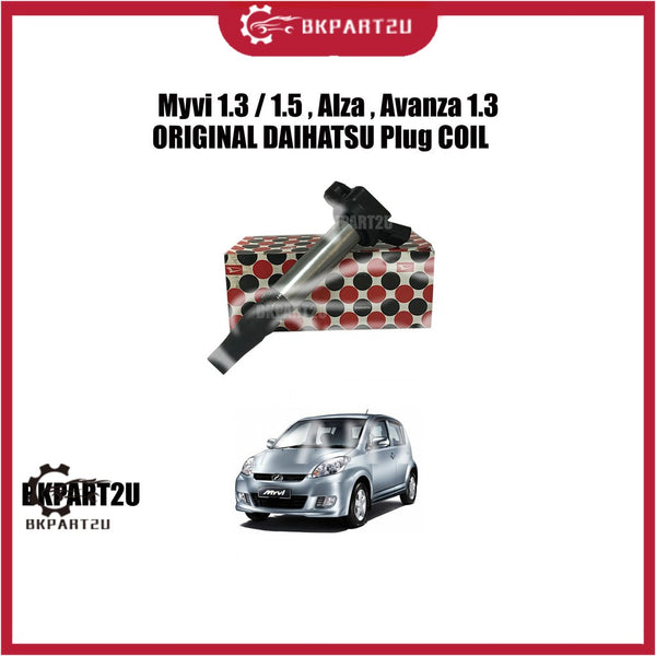 PERODUA MYVI 1.3 / 1.5 , ALZA , AVANZA 1.3  ORIGINAL DAIHATSU  PLUG COIL (9004A-19002-001) MADE IN INDONESIA DENSO