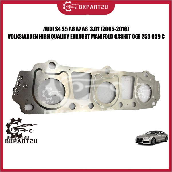 Audi S4 S5 A6 A7 A8 Q7  3.0T (2005-2016) Exhaust Manifold Gasket Made By Volkswagen 06E 253 039 C