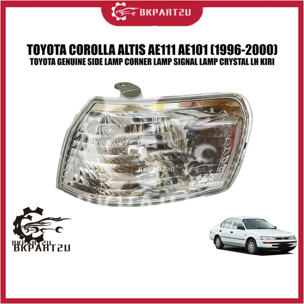Toyota Corolla Seg Ae111 Ae101 (1996-2000) Side Lamp Corner Lamp Signal Lamp Signal Lampu Crystal LH Kiri Toyota Ori