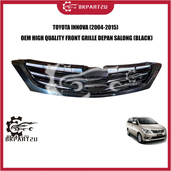TOYOTA INNOVA (2009-2013) FRONT GRILLE DEPAN SALONG (BLACK) OEM HIGH QUALITY