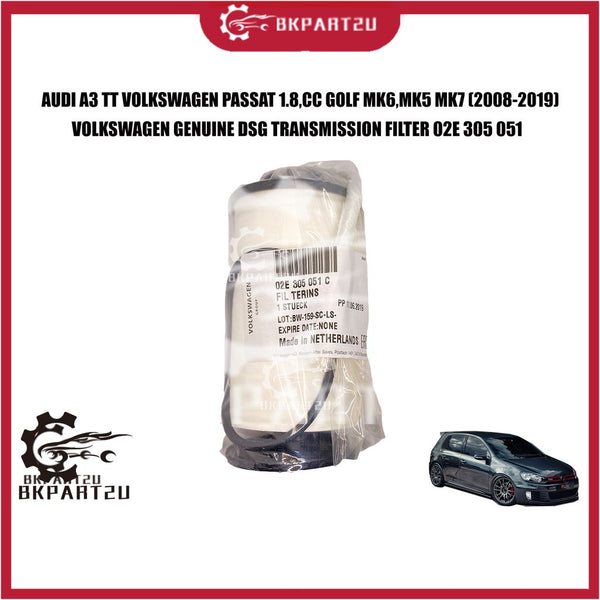 Volkswagen Passat Golf MK5 MK6 MK7 Audi A3 TT (2008-2019) Dsg Filter Transmission Filter 02E 305 051