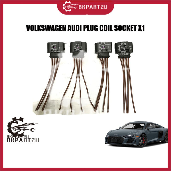 [SHIP-OUT on 48 hours]VOLKSWAGEN AUDI GOLF JETTA POLO 1.4L,2.0L  PASSAT A4 A5 TT PLUG COIL SOCKET X1 HIGH QUALITY