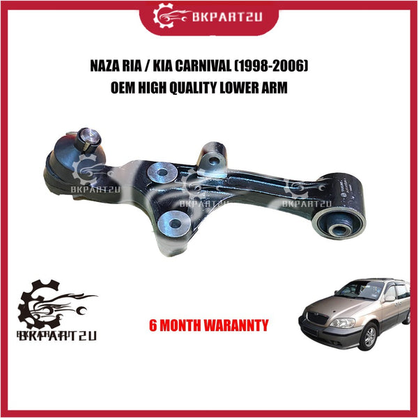 NAZA RIA / KIA CARNIVAL (1998-2006) FRONT LOWER ARM CONTROL ARM MADE BY OEM 6 MONTH WARRANTY T&C