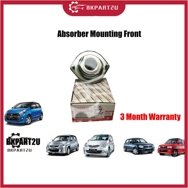 SHCMACO ABSORBER MOUNTING FOR MYVI , KELISA , KENARI ,VIVA , KANCIL (SILVER) FRONT ABSORBER MOUNTING