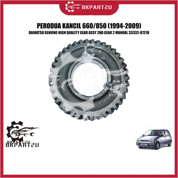 PERODUA KANCIL 660/850 (1994-2009) GEAR ASSY 2ND GEAR 2 DUA GEAR BOX MANUAL MADE BY DAIHATSU GENUINE 33332-87210