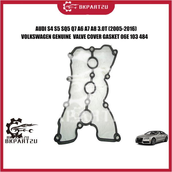 Audi S4 S5 Sq5 Q7 A6 A7 A8 3.0t V6 (2005-2016) Valve Cover Gasket Made By Volkswagen 06E 103 484 06E 103 483 One Set