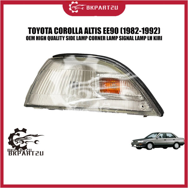 Toyota Corolla Altis Ee90 (1982-1992) Side Lamp Corner Lamp Signal Lamp Signal Lampu  Lh Kiri Made By Oem
