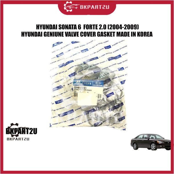 [DELIVERY ON 48 HOURS]HYUNDAI SONATA 6  FORTE 2.0 2004-2009 HYUNDAI GENUINE VALVE COVER GASKET MADE IN KOREA 22441 25001