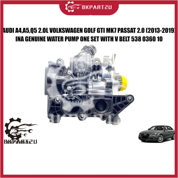AUDI A4 A5 Q5 VOLKSWAGEN GOLF GTI MK7 PASSAT 2013-2019 WATER PUMP THERMOSTAT V-BELT INA 06L 121 111