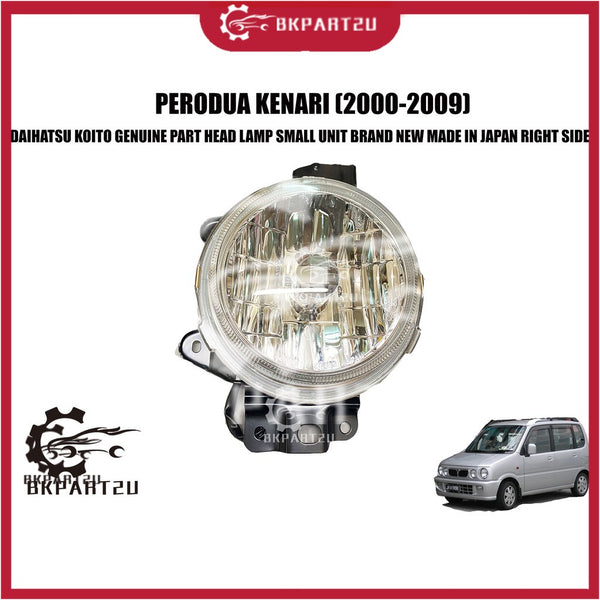 Perodua Kenari (2000-2009) Head Lamp Small Right Side Kanan  Made By Daihatsu Koito Genuine