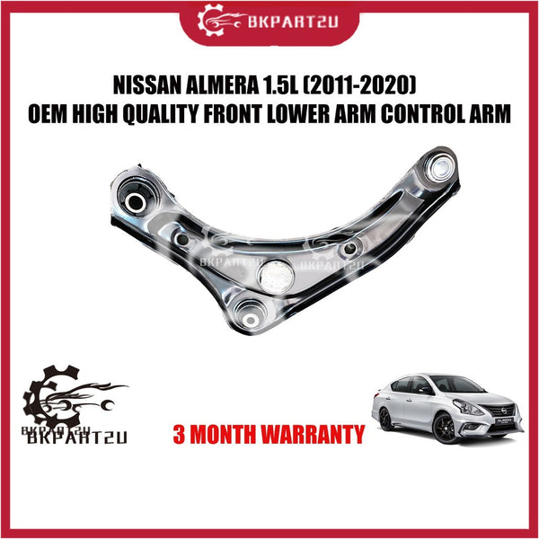 NISSAN ALMERA 1.5L (2011-2020) FRONT LOWER ARM CONTROL ARM MADE BY OEM 3 MONTH WARRANTY