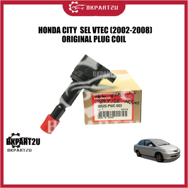 HONDA GENUINE PLUG COIL IGNITION COIL FOR HONDA CITY (2002-2008) VTEC GENUINE PART ORIGINAL