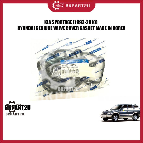 [DELIVERY ON 48 HOURS]  KIA SPORTAGE (1993-2010) HYUANDAI GENUINE VALVE COVER GASKET MADE IN KOREA 0K955 10235