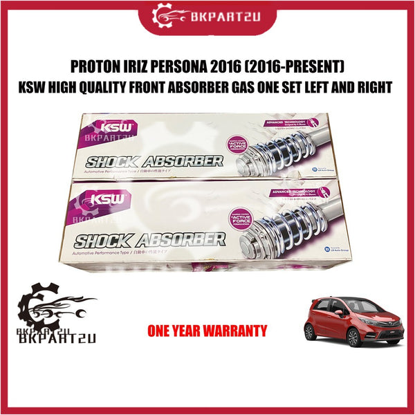 PROTON IRIZ PERSONA 2016 (2014-PRESENT) FRONT ABSORBER GAS PURPLE MADE BY KSW 1 YEAR WARRANTY