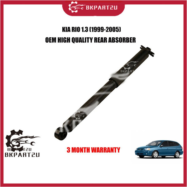 KIA RIO 1.3 (1999-2005) REAR ABSORBER MADE BY OEM 3 MONTH WARRANTY PRICE PER PCS