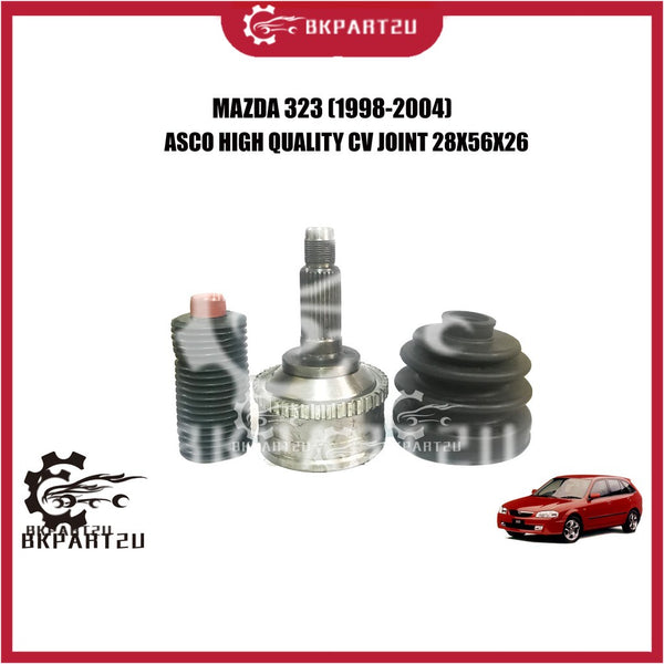MAZDA 323 BJ (1998-2004) CV JOINT (DRIVE SHAFT HEAD) MADE BY ASCO HIGH QUALITY C.V JOINT AB-K089-2H 28X56X26