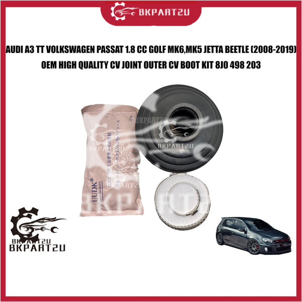 Audi A3 TT Volkswagen Passat 1.8 Cc Golf Mk6,mk5 Jetta Beetle (2008-2019) Cv Joint Boot Drive Shaft Cover  8J0 498 203
