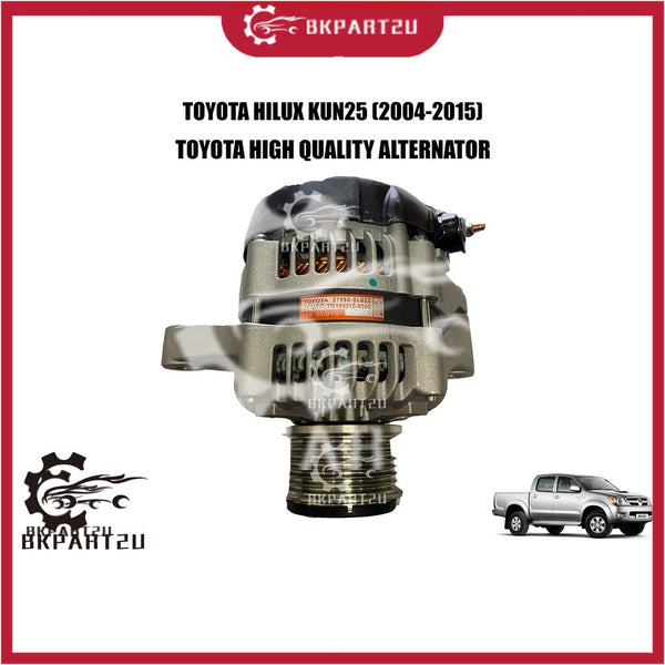 Toyota Hilux Kun25 (2004-2015) Alternator 4pin 7pk Clutch Pully Made By Toyota 27060-0L020 Brand New Baru