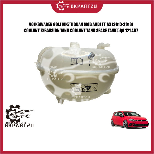 Volkswagen Golf Mk7 Tiguan MQB Audi TT A3 2013-2018 Coolant Expansion Coolant Spare Tank 5Q0 121 407