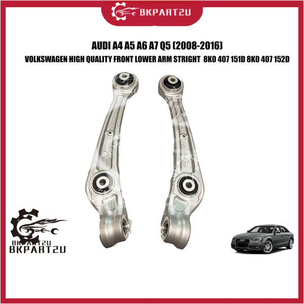 Audi A4 A5 A6 A7 Q5 (2008-2016) Front Lower Arm Straight Volkswagen 8K0 407 151D 8K0 407 152D