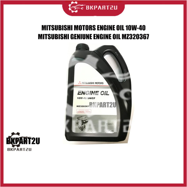[DELIVERY ON 48 HOURS] MITSUBISHI MOTORS ENGINE OIL 10W-40 MITSUBISHI GENIUNE ENGINE OIL MZ320367