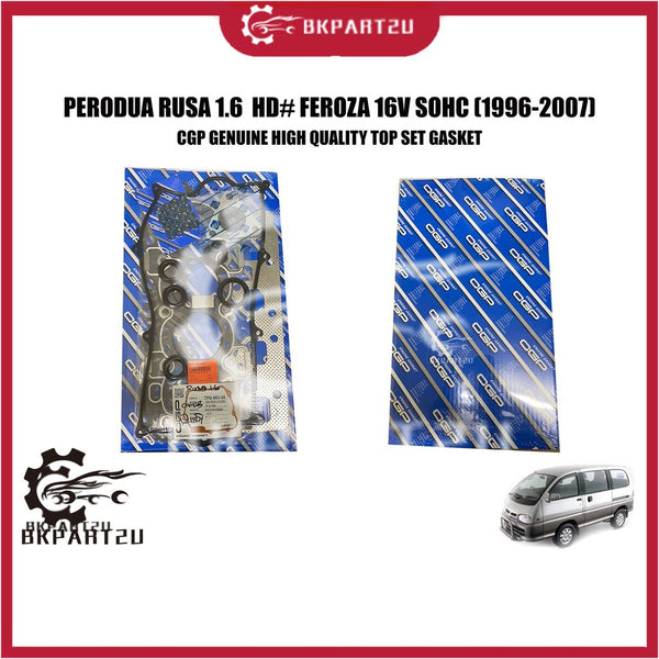 PERODUA RUSA 1.6 HD# FEROZA 16V SOHC S89 (1996-2007) TOP OVERHAUL GASKET KIT ONE SET MADE BY CGP
