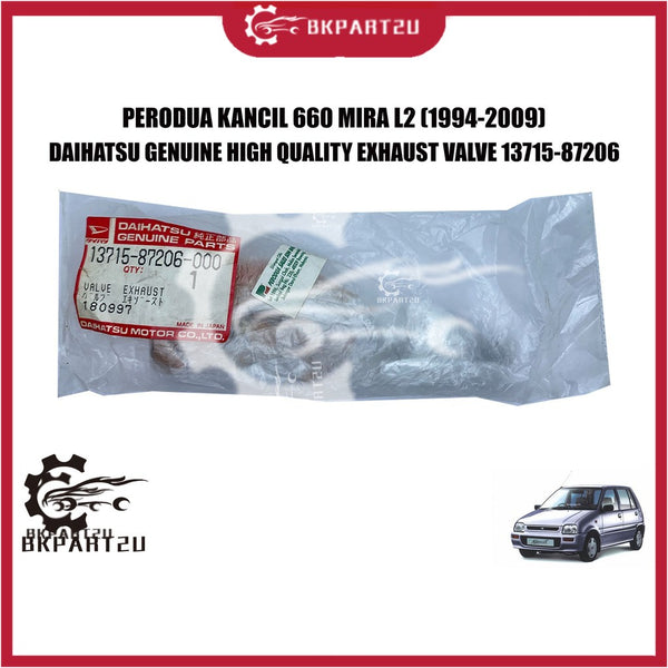 Perodua Kancil 660 Mira L2 (1994-2009) Exhaust Valve Made By Daihatsu Genuine Ori 13715-87206