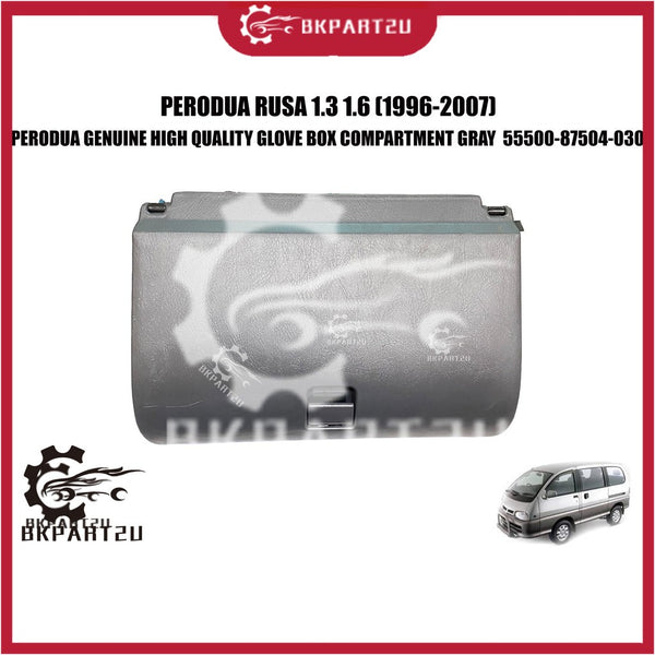 PERODUA RUSA 1.3 1.6 (1996-2007) GLOVE BOX COMPARTMENT GRAY BOX DEPAN MADE BY DAIHATSU GENUINE 55500-87504-030