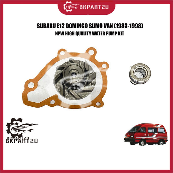 SUBARU E12 DOMINGO SUMO VAN EF 12 1.2L (1983-1998) WATER PUMP REPAIR KIT MADE BY NPW  FR-14  21118-KA000