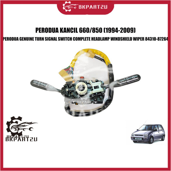 Perodua Kancil 660/850 1994-2009 turn Signal Switch Complete Headlamp Windshield Wiper Perodua Genuine Ori  84310-87264