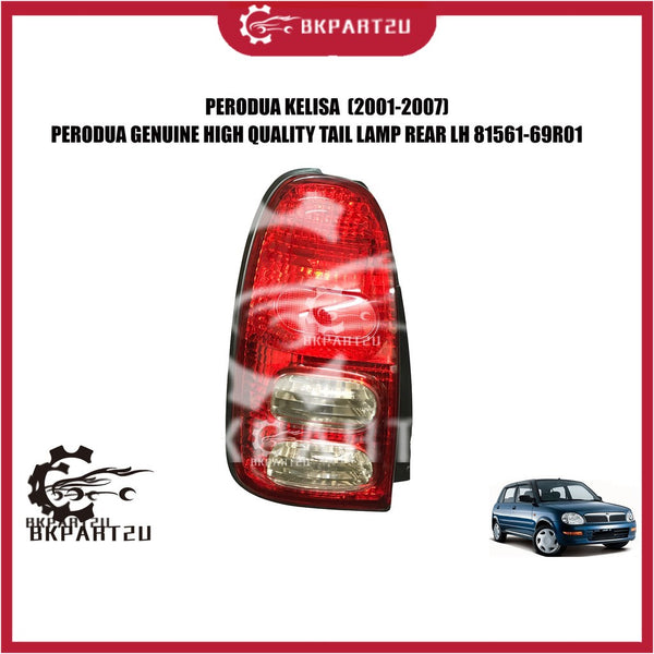 PERODUA KELISA  (2001-2007) TAIL LAMP REAR LH LAMPU BELAKANG KIRI MADE BY PERODUA GENUINE  81561-69R01