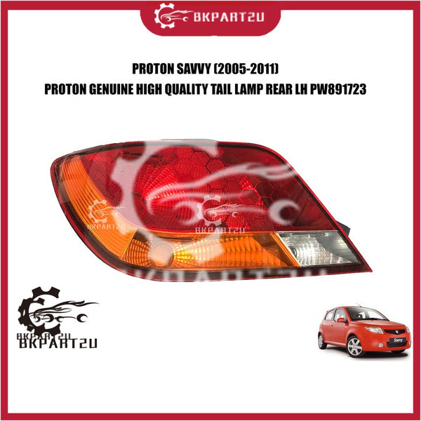 PROTON SAVVY (2005-2011) TAIL LAMP REAR LH SIDE LAMPU BELAKANG KIRI MADE BY PROTON GENUINE PW891723