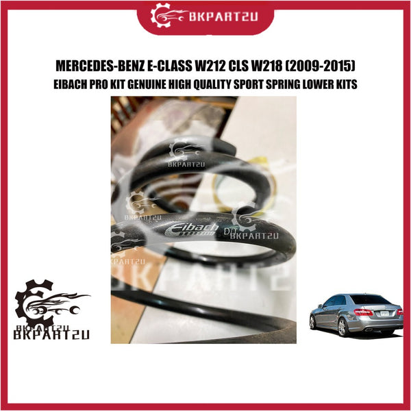 Mercedes-benz E-class W212 Cls W218 (2009-2015) Sport Spring Lower Kits  Made By Eibach Pro Kit 2nd Hand!!
