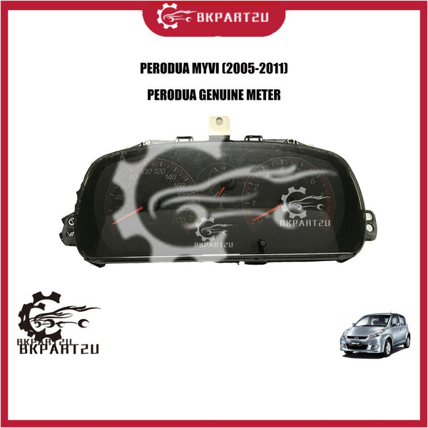 PERODUA MYVI 1ST MODEL (2005-2011) METER AUTO MADE BY PERODUA DENSO GENUINE METER DALAM MERAH VERY GOOD CONDITION