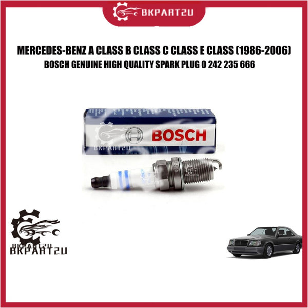 Mercedes-benz A Class B Class C Class E Class W124 W201 W245 (1986-2006) Spark Plug Made By Bosch 0 242 235 666