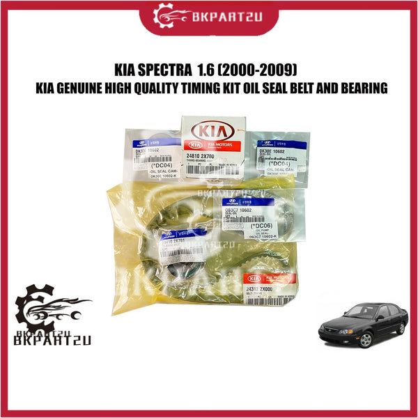 Kia Spectra 1.6 Rio 1.5 (2000-2009) Timing Kit  Oil Seal Belt And Bearing Made By Kia Genuine 24810 2X700
