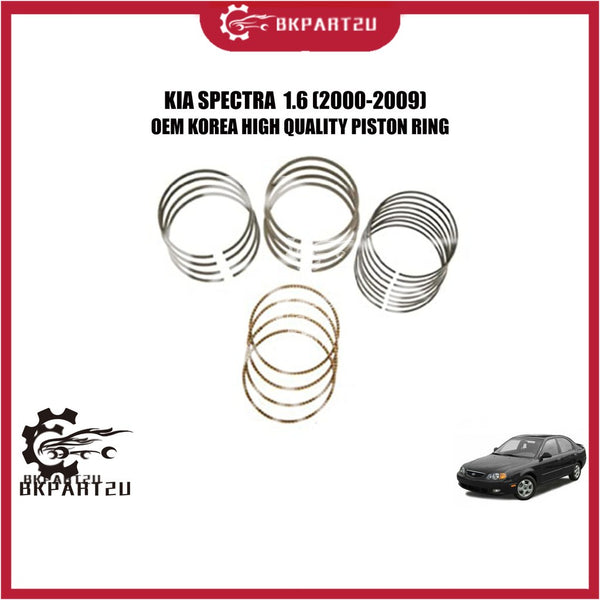 Kia Spectra 1.6 Elantra Kia Forte (2000-2009) Piston Ring One Set 4 Made By Oem High Quality