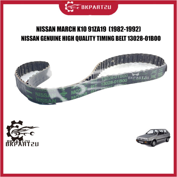 Nissan March K10 91za19 (1982-1992) Timing Belt Water Pump Empat Segi Made By Nissan 13028-01B00