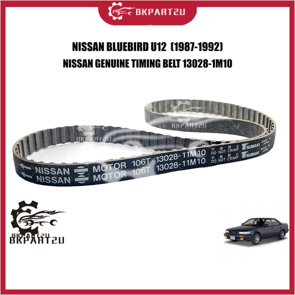 Nissan Bluebird U12  (1987-1992) Timing Belt Made By Nissan Japan 106 ZA 19 13028-1M10