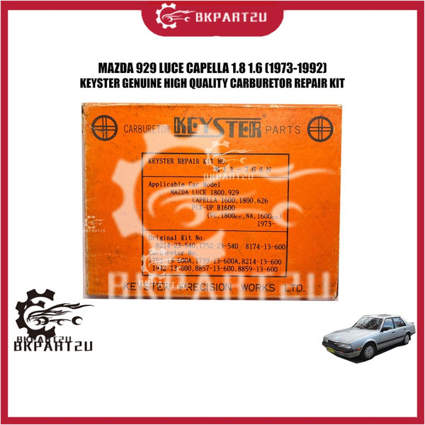 MAZDA 929 LUCE CAPELLA 1.8 1.6 (1973-1992) CARBURETOR REPAIR KIT MADE BY KEYSTER JAPAN 8214-23-540 K11-764N