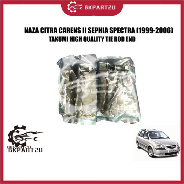 NAZA CITRA CARENS SEPHIA SPECTRA(1999-2006)TIE ROD END  MADE BY TAKUMI HIGH QUALITY TIE ROD END ONE SET 2PCS IN THE BOX