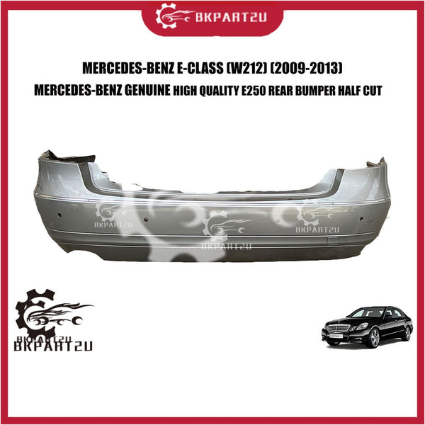 Mercedes-benz E-class E250 (W212) (2009-2013) Rear Bumper Belakang Made By Mercedes-benz Genuine Original Half Cut