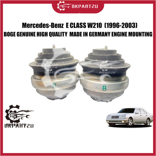 Mercedes-benz  E Class W210 (1996-2003) Engine Mounting Left Right Made By Boge Germany 87-875-A  2022404917 One Set