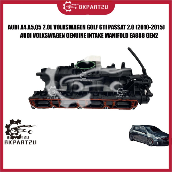 AUDI A4,A5,Q5 2.0L VOLKSWAGEN GOLF GTI PASSAT 2.0 (2010-2015) INTAKE MANIFOLD VOLKSWAGEN GENUINE PART 06J 133 201