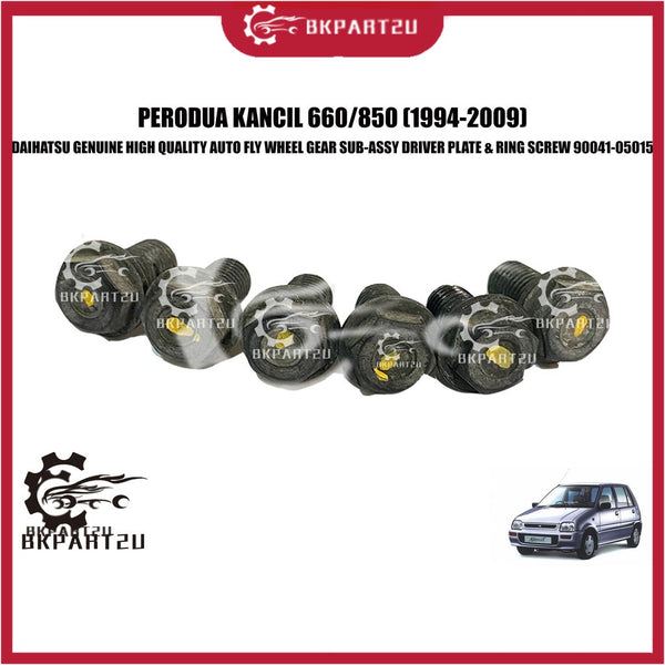 PERODUA KANCIL 660/850 (1994-2009)  AUTO FLY WHEEL GEAR SUB-ASSY DRIVER PLATE & RING SCREW made by daihatsu 90041-05015