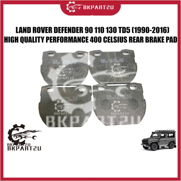 Land Rover Defender 90 110 130 Td5 (1990-2016) Rear Brake Pad Belakang Made By King Australia 400 Celsius Db 1306