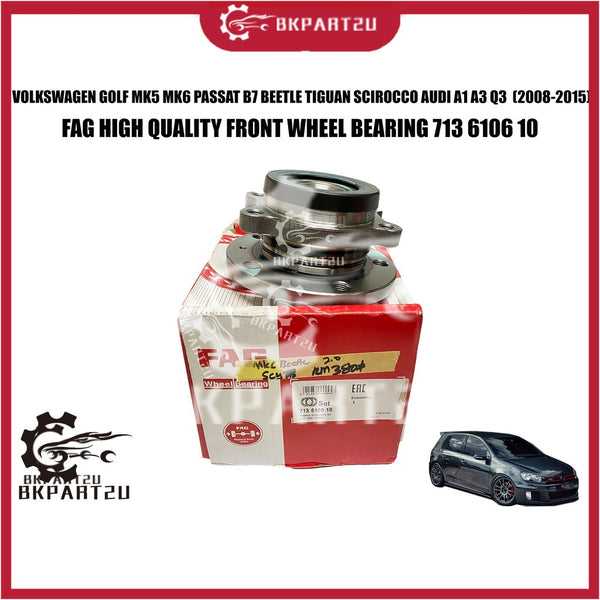 VOLKSWAGEN GOLF MK5 MK6 PASSAT B7 BEETLE TIGUAN SCIROCCO AUDI A1 A3 Q3 2008-2015 FRONT WHEEL BEARING