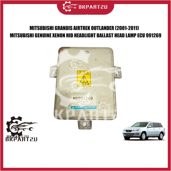 Mitsubishi Grandis Airtrek Outlander (2001-2011) Mitsubishi Genuine Xenon Hid Headlight Ballast Head Lamp Ecu Mr991269